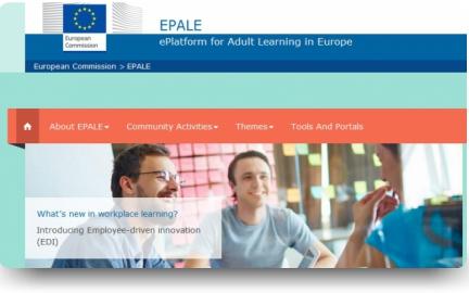 EPALE (Electronic Platform for Adult Learning in Europe) Portalı 
